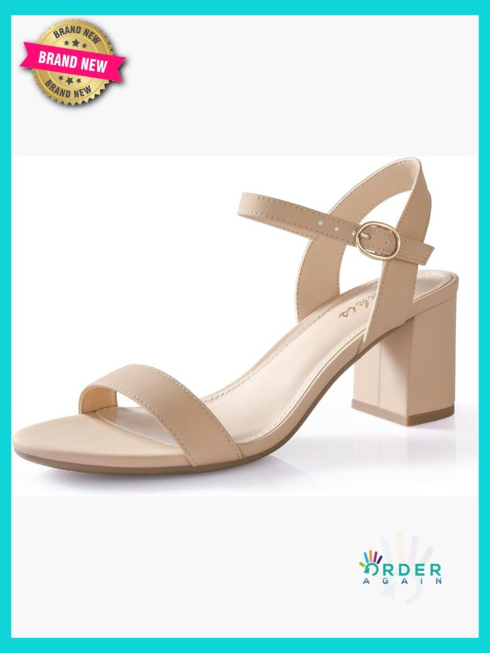 2.5'' Block Chunky Heels Open Toe Ankle Strap Dressy Strappy Sandal Casual
